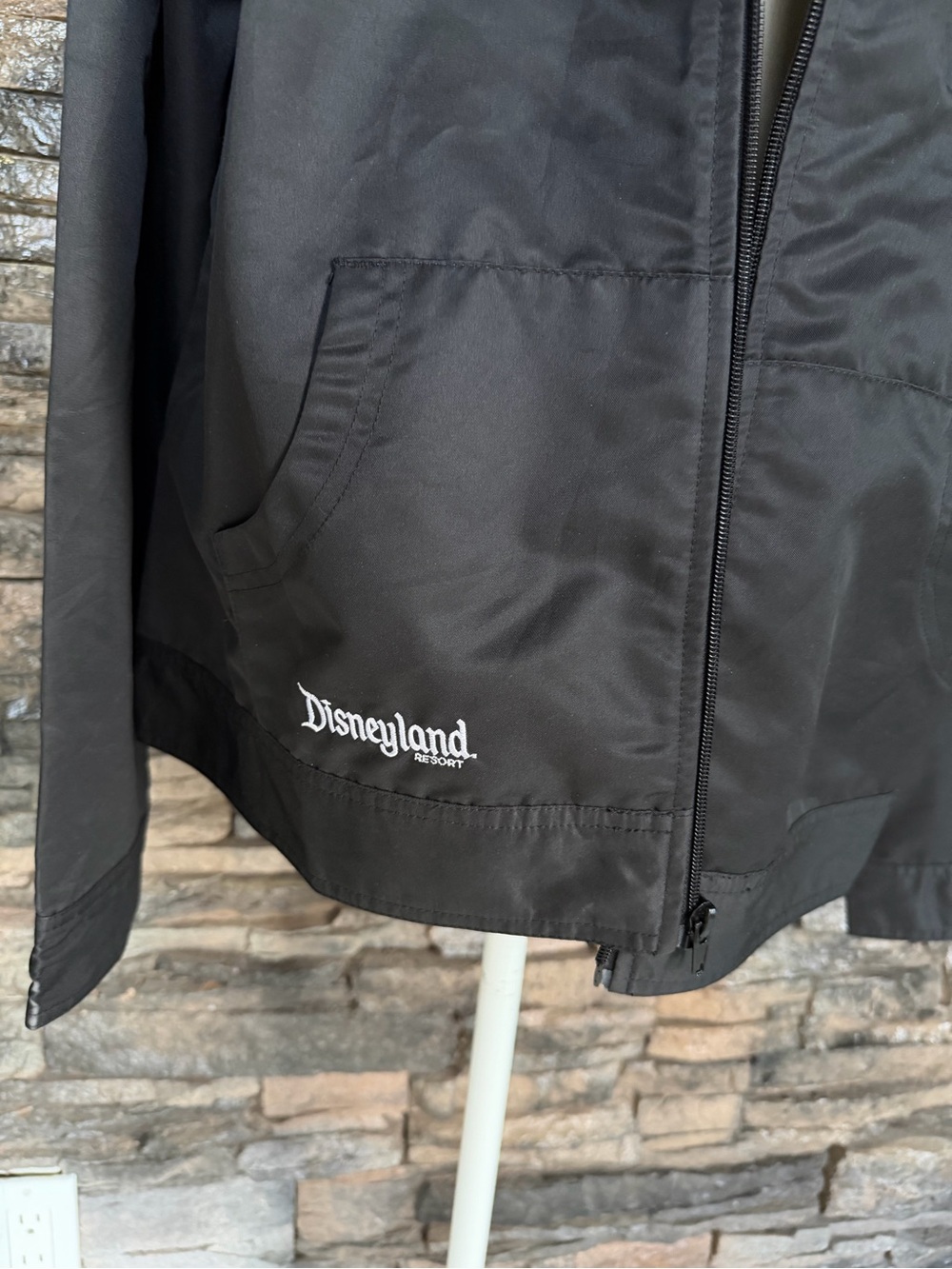 Disney Black Mickey Mouse Hooded Raincoat with Character Lining - Picture 5 of 15